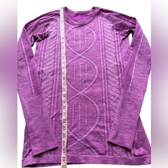 Lululemon Rest Less Pullover Heathered Ultra Violet Size 10 - Picture 9 of 9